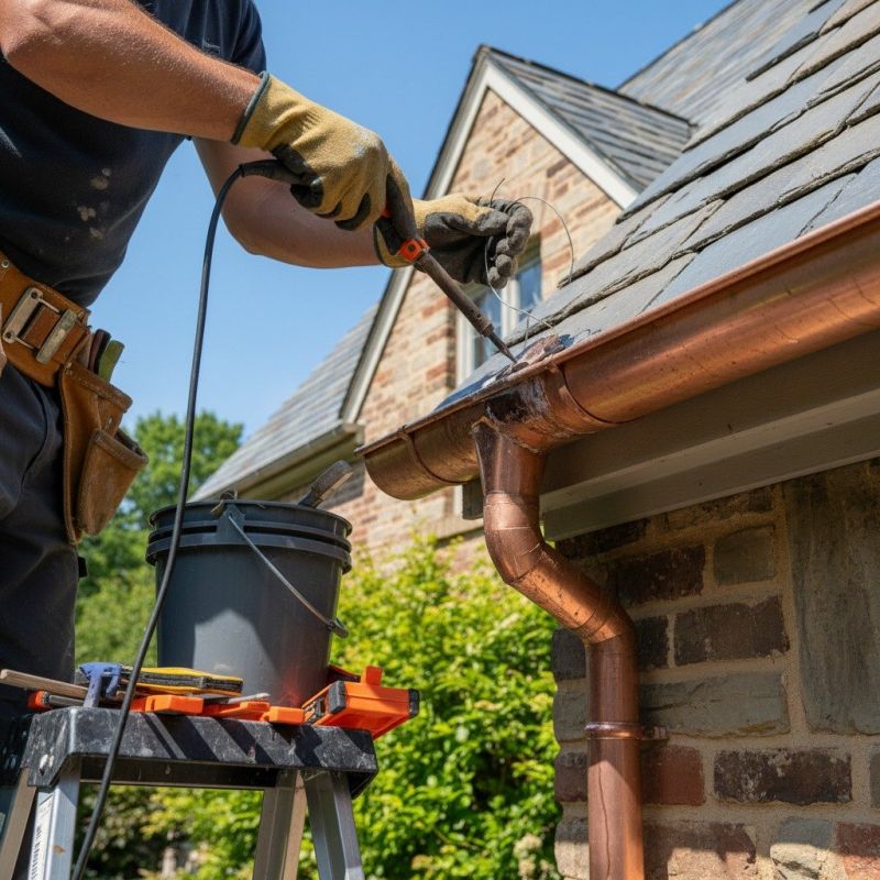 Copper Gutter Replacement